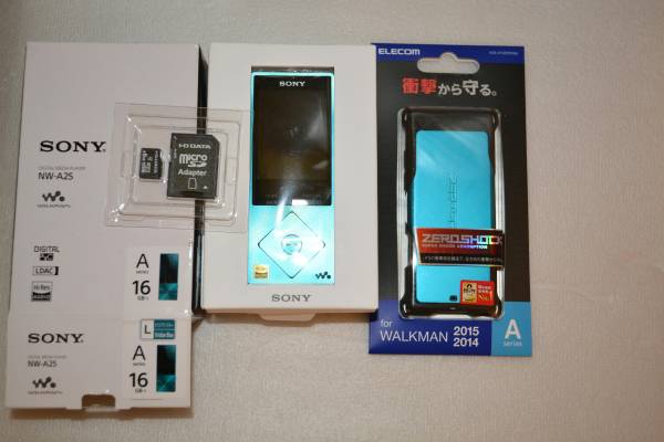 ★SONYウォークマンNW-A25L（16GB）＋ケース＋SDカード(8GB)#03