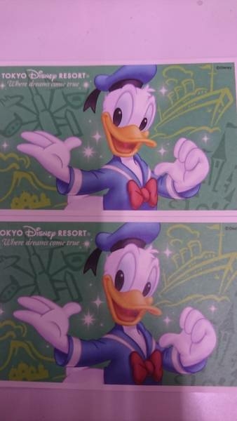 ディズニーウイークデーパスポート中人2枚