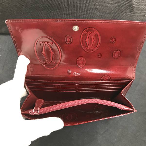 極美品カルティエ Cartier カルティエ 長財布 ハッピーバースデー 