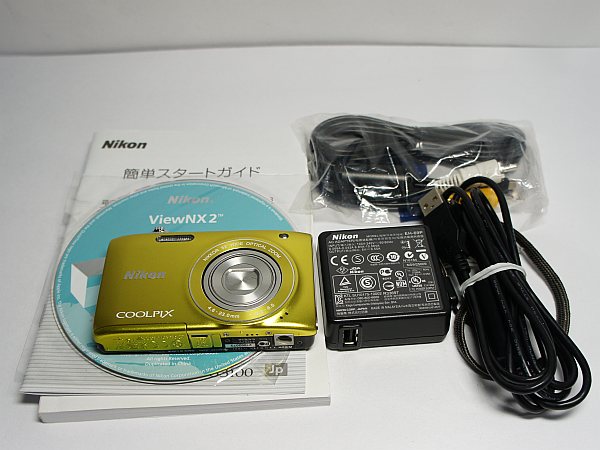 驚きの価格 ○安心保証○超美品○COOLPIX S3100 シトラスイエロー○