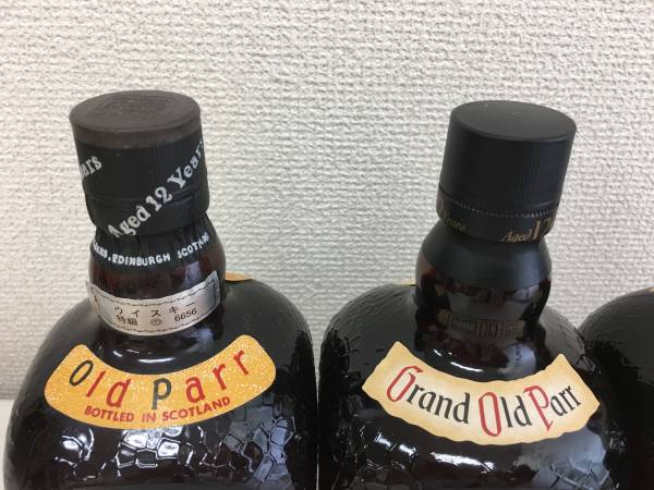 オールドパー 760ml 750ml 4本 まとめ 古酒 未開栓 箱付