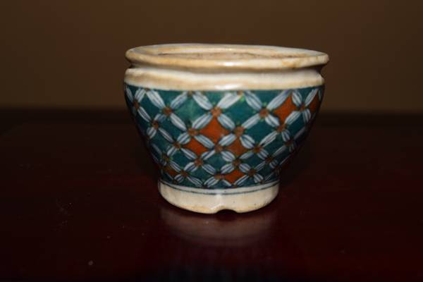 人気和鉢作家＜初期作・佐野大助＞紋様・袋式丸鉢　