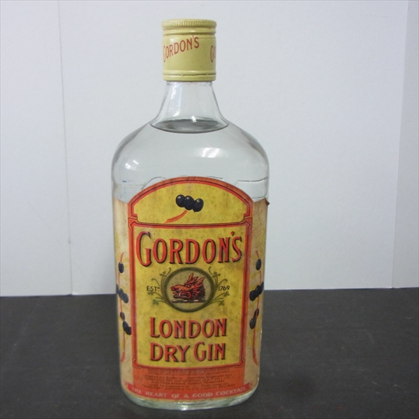 未開栓 GORDONS DRY JIN ゴードン ドライジン 旧ボトル 古酒 【公式通販】