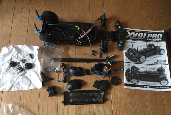 生産終了・超希少キット】タミヤ XV-01PRO ボディ付 タミヤ XV-01 PRO