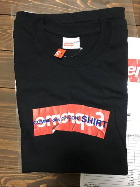 新品未使用 Supreme Comme des Garcons Box Logo Tee