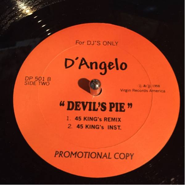 D'Angelo / DEVIL'S PIE REMIX DJ PREMIER & 45KING レア_2