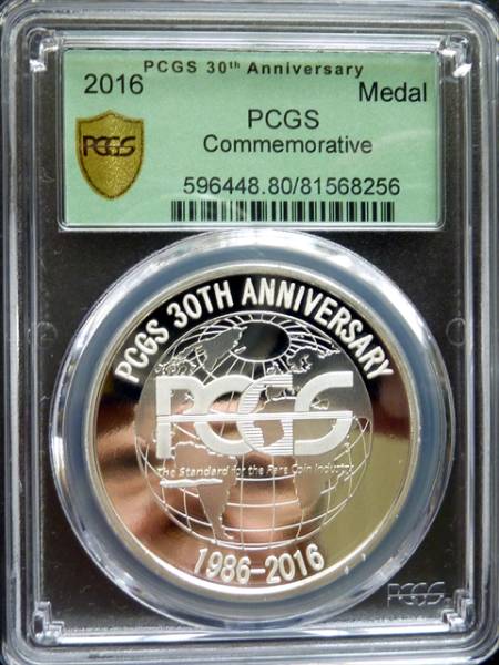 PCGS Silver Eagle 0 30th 2016-W MS70 Anniversary $1 30週年綠籤特殊