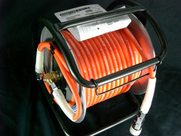 【マッハ】高圧ドラム NHD-630C 30mスムージーホース付 オレンジ