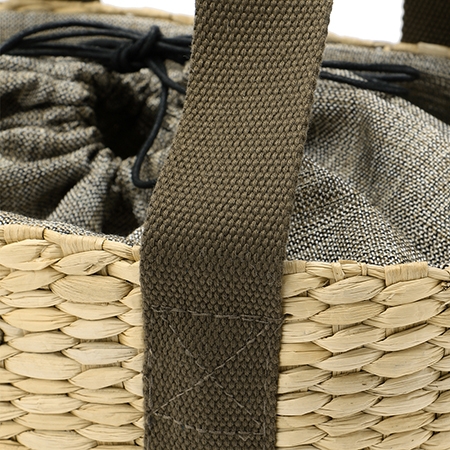 新品 未使用 値札付 今期商品 激安 LAZY SUSANレイジースーザン カゴバッグ　キャッツテール－２