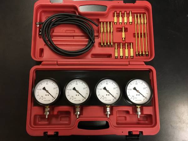 ★４連　キャブレター バキュームゲージ セット 4気筒 同調