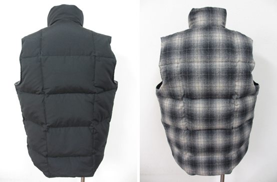 SIERRA DESIGNS × PENDLETON × BEAMS リバーシブル ダウンベスト