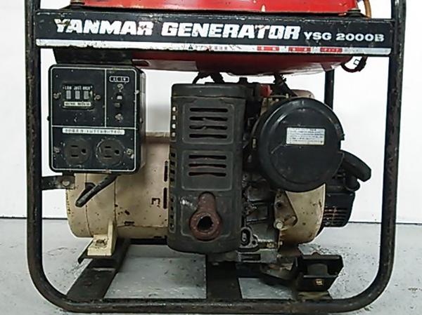 ヤンマー ガソリンエンジン GE50-DGY(60HZ) 整備済 動作良好(発電機 