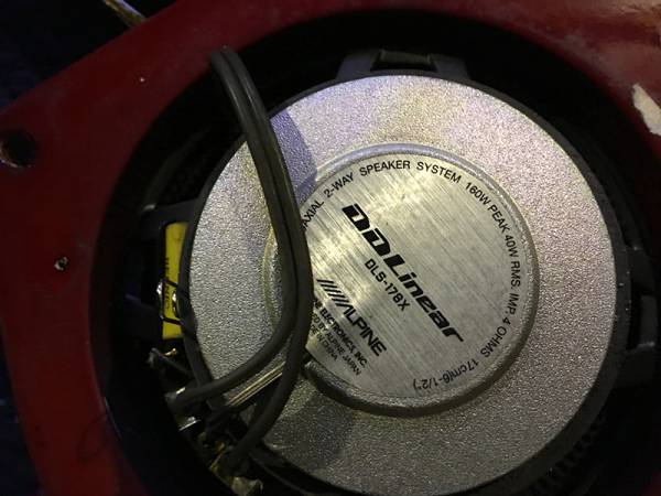 Ｙ34グロリアから　ALPINE DDLinear DLS-178X ４つセット　バッフルボード付き_3