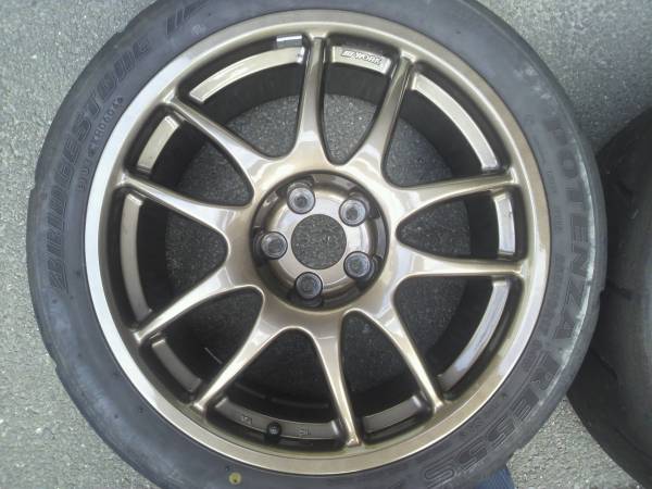 美品・希少!!　WORK　エモーションCR　9j +38 5穴 pcd100 2本