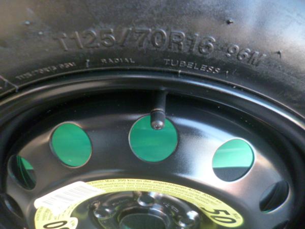 ゴルフ6 16インチ スペアタイヤ テンパー[QVQV35762]