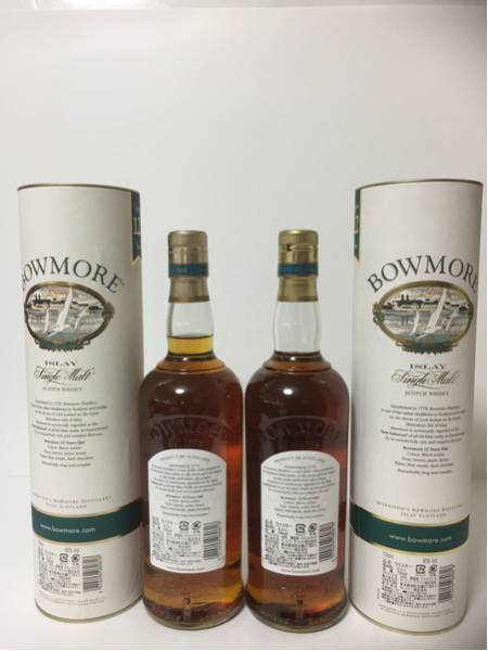 新旧BOWMORE ボウモア 12年 2本セット 新品未開封 ボウモア12年 2本