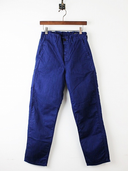 orSlow オアスロウ インディゴ染め イージー ワーク パンツ XS*濃青