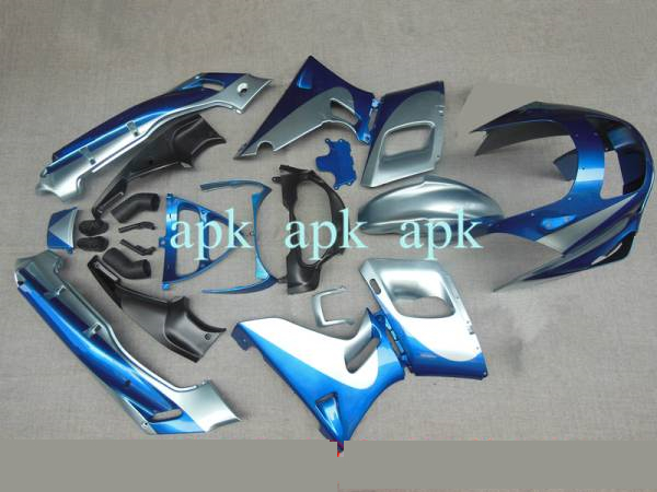 ZZR400 93-07 社外カウル(藍銀)－カスタム無料