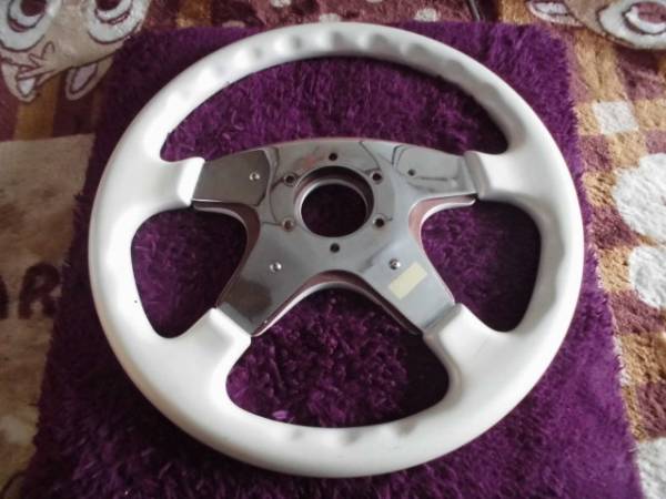 ジャニスJUNISステアリング当時物ハンドル旧車クラウンシーマVIPフルパッドセルシオアリストセドグロ