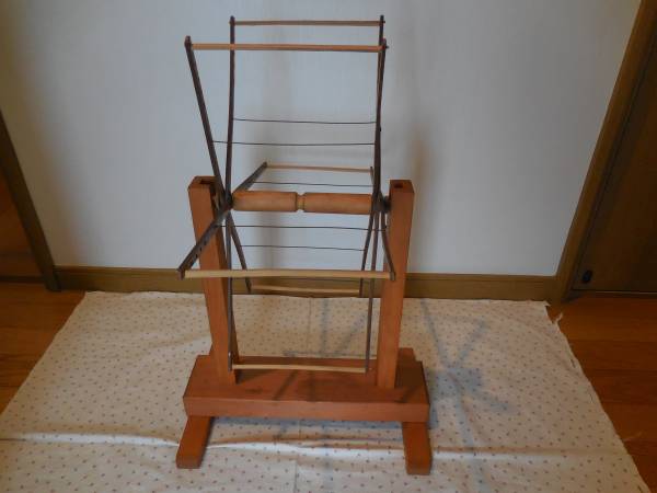 さ*ぼ様 機織りの道具 かせかけ　ふわり　糸巻き かせかけ 道具 かせ かけ 道具 かせかけ 道具 さ ぼ様 機織りの道具 かせ