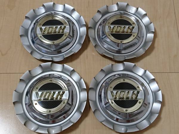 ★希少★ RAYS レイズ VR VOLK RACING ボルクレーシング センターキャップ 中古 4個 皿付 ネジ式