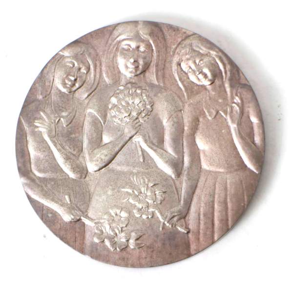 桜の通り抜け記念メダル 純銀 SILVER1000 造幣局 昭和63年 約114.5g