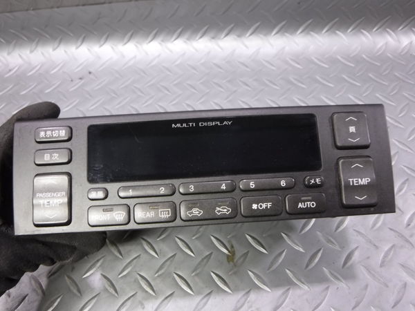 保証付 トヨタ純正 JZS160 JZS161 アリスト マルチ エアコン操作パネル 55900-3A300