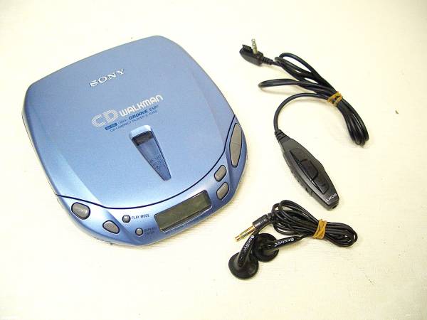☆ SONY CD WALKMAN D-E400 ブルー CDウォークマン ソニー 動作品