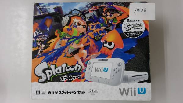 ◎中古品!!Wii U スプラトゥーンセット 32GB シロ◎印刷物一式や内