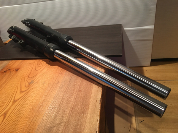 KAWASAKI Z1000 Z1R 外し 純正品 フロントフォーク一円スタート売り切り。_1