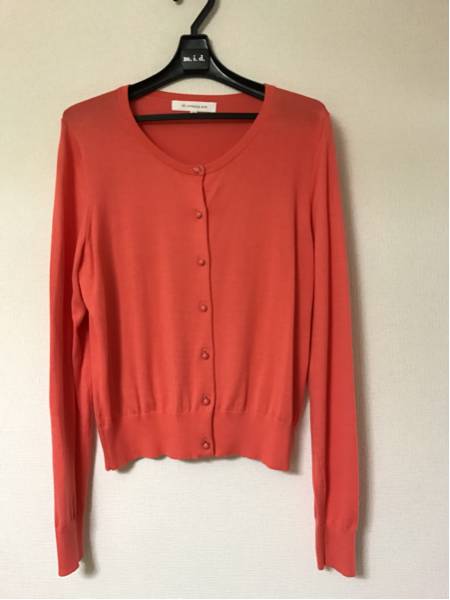 ☆美品 Mプルミエ カーディガン 38 オレンジ エムプルミエ☆