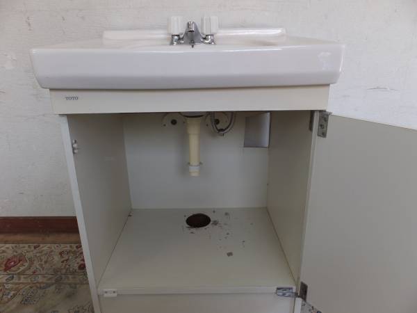 中古】TOTO 化粧洗面台☆洗面化粧台☆LDE600C 幅60㎝(洗面台、洗面 