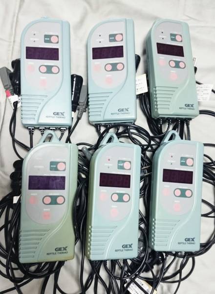中古　EXO TERRA 爬虫類サーモ GEX　６個セット