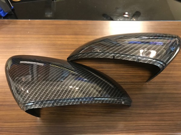 VW フォルクスワーゲン Golf7 ゴルフ7 MK7 GTI ミラーカバー カーボン 交換式 新品未使用
