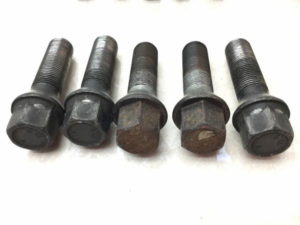 BM003 E70 BMW X5 4.8i Mスポーツ ホイール ボルト ◆M14×P1.25 首下：約42mm ★20本★即決★ 