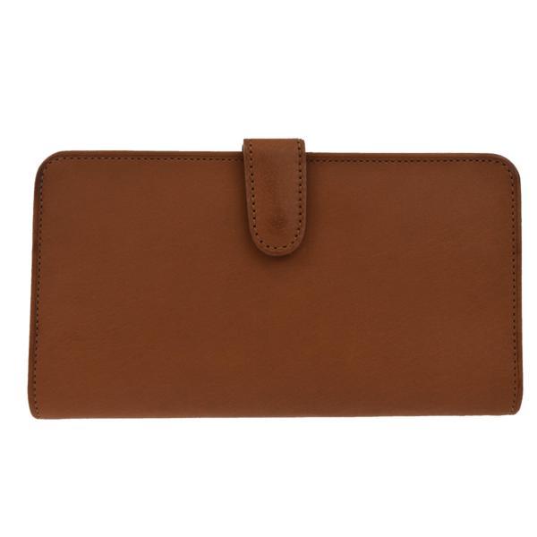 中古】 美品 コーチ COACH 二つ折り 長財布 がま口 ブラウン フル 