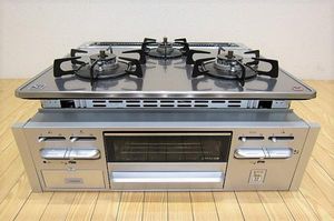 ○ 札幌～ 中古 ハーマン ガスコンロ 都市ガス LW2250TR 2010年製 