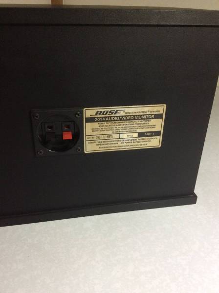 中古品！BOSE ボーズ. 201 AuDio/video/Monitor. ブラック！ペア