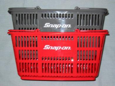 新品Snap-on ショッピングバスケット2色セット 買いものかご スナップ