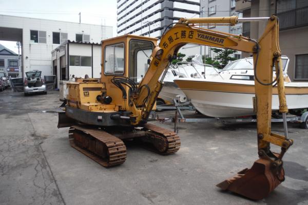 バックフォー ユンボ 鉄キャタ ヤンマー