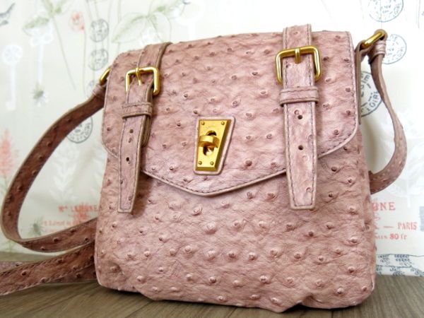 ☆ 未使用 マーク バイ マーク ジェイコブス オーストリッチ 型押し  