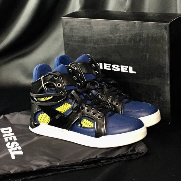 専用リング DIESEL ディーゼル ハイカット スニーカー サイズ45 バスケット