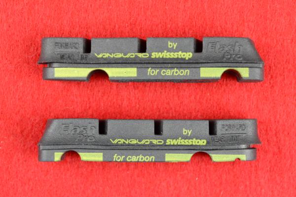 新品★Swiss Stop★Flash Pro Black Prince★シマノ互換カートリッジシュー★カーボン★2ペア可