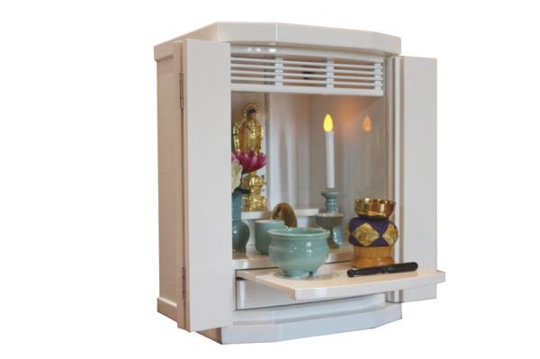 ヤフオク　初登場 人気のミニ仏壇16号 ブラック　ホワイト　2色対応_6