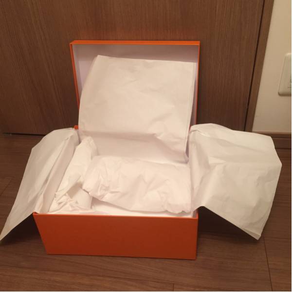 バーキン25の箱 HERMES バーキン25 セリエ オレンジボックス 箱のみ
