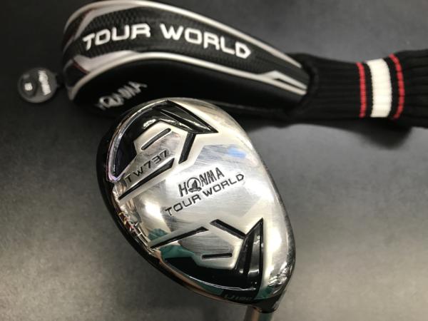 ホンマ ツアーワールド TW737 U19C☆VIZARD UT85装着☆中古品