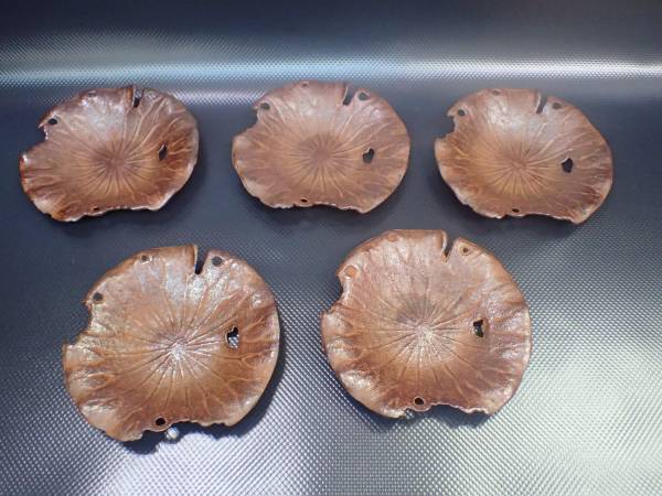 ★073102 鉄製　茶托　５枚★