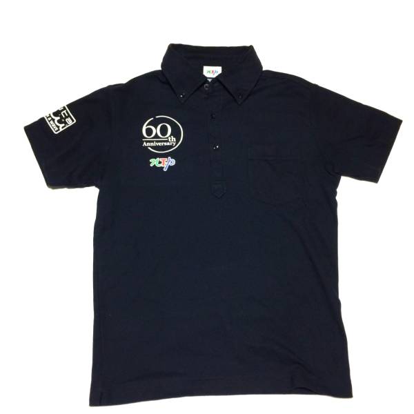 MUTA MARINE×NTP60周年☆非売品 ポロシャツ/M/ネイビー/ムータマリン