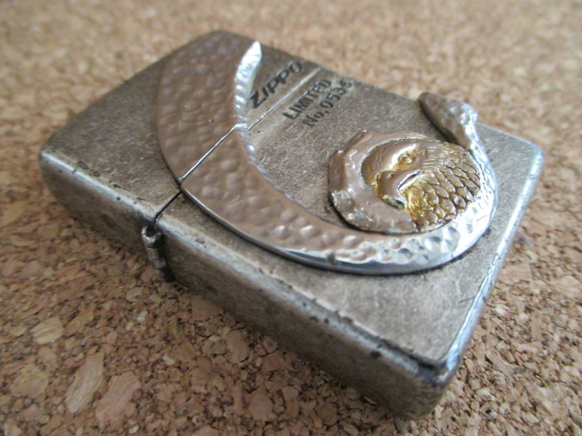 ZIPPO 『アメリカン イーグル 白頭鷲 限定品』1999年3月製造 ハンマー 