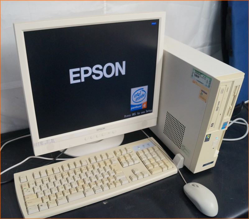エプソン / EPSON ディスクトップパソコンセット Endeavor AT951 エプソンダイレクト WindowsXP リカバリ済 ...